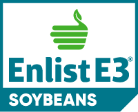 enlist e3 soybeans logo